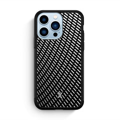 Monochrome Lines Ucase [iPhone Glass Case]