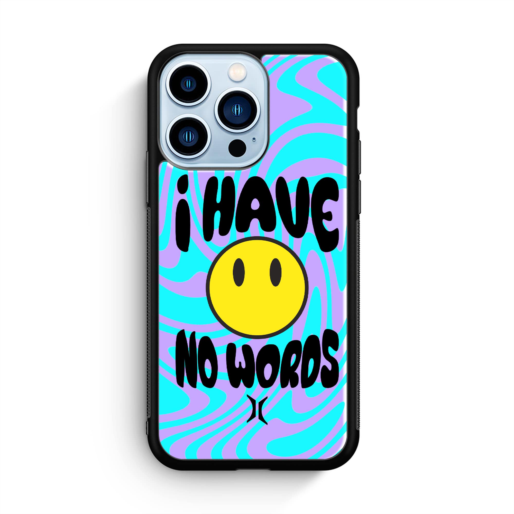 No Words Emoji Ucase [iPhone Glass Case]